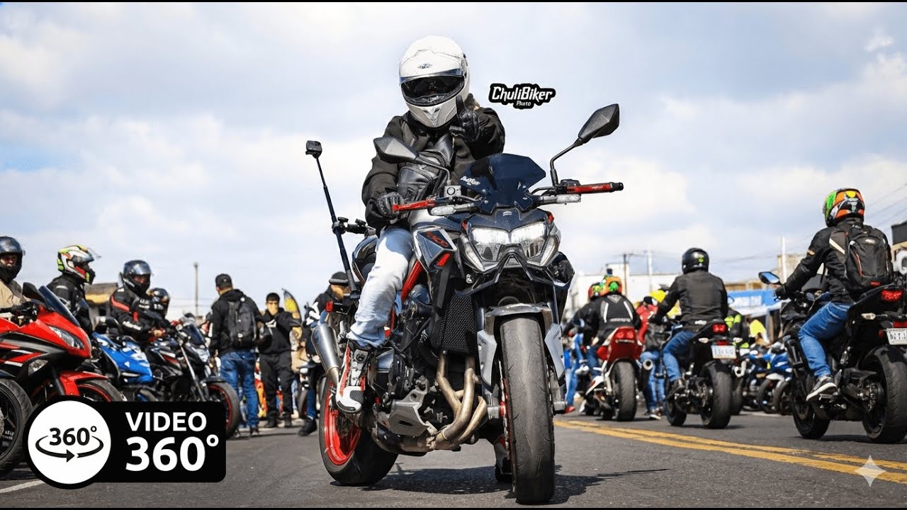 Video 360° De regreso de Tres Marías en la Z900 🏔️🔥 - parte 3