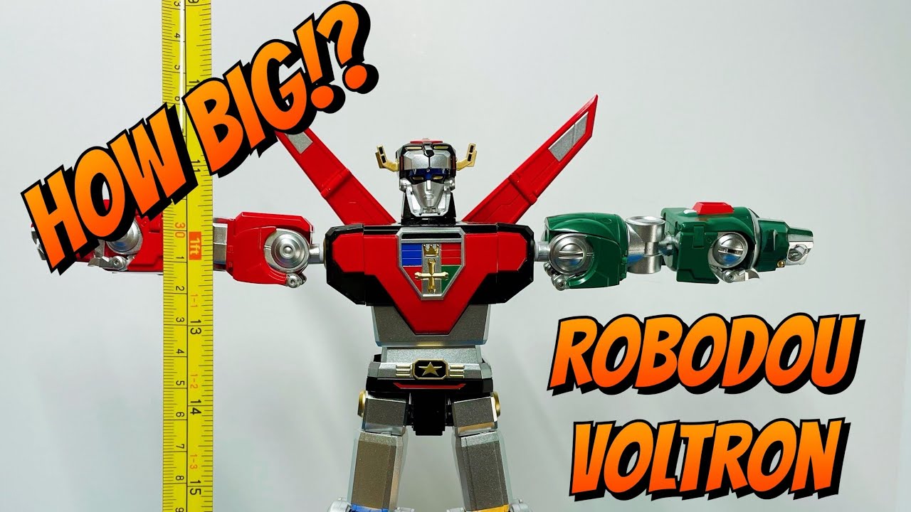 Threezero Robodou Voltron | size comparison