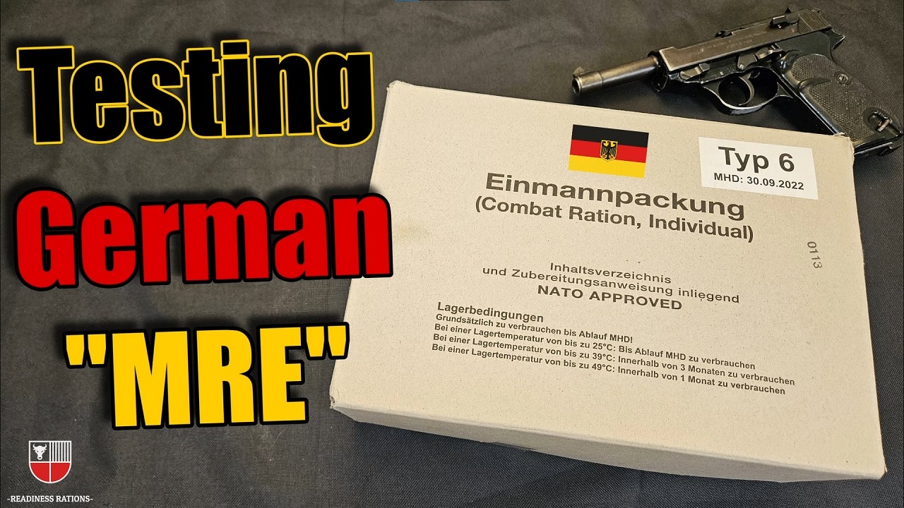 German Military MRE (EPA) 24-Hour Combat Ration 🇩🇪 Deutschland Bundeswehr Einmannpackung Taste Test