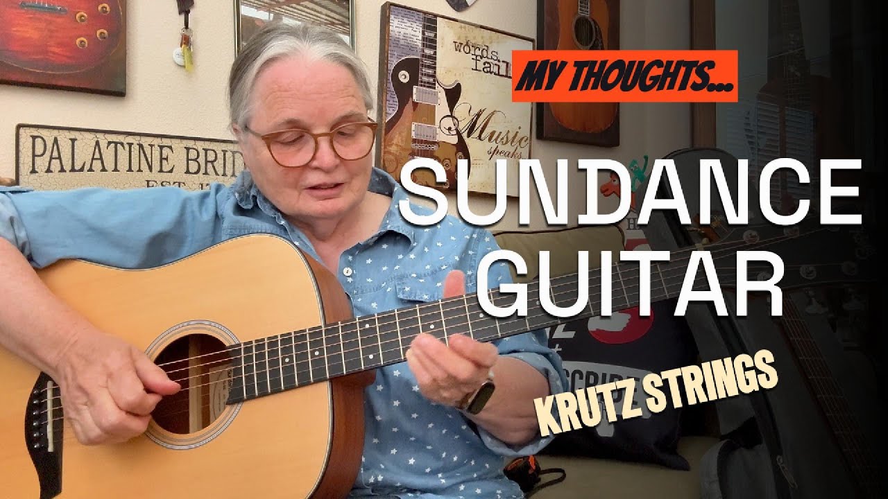 SUNDANCE Great Guitar @ Bargain Price!! ** Krutz Strings in Kansas ** Review  #guitar 