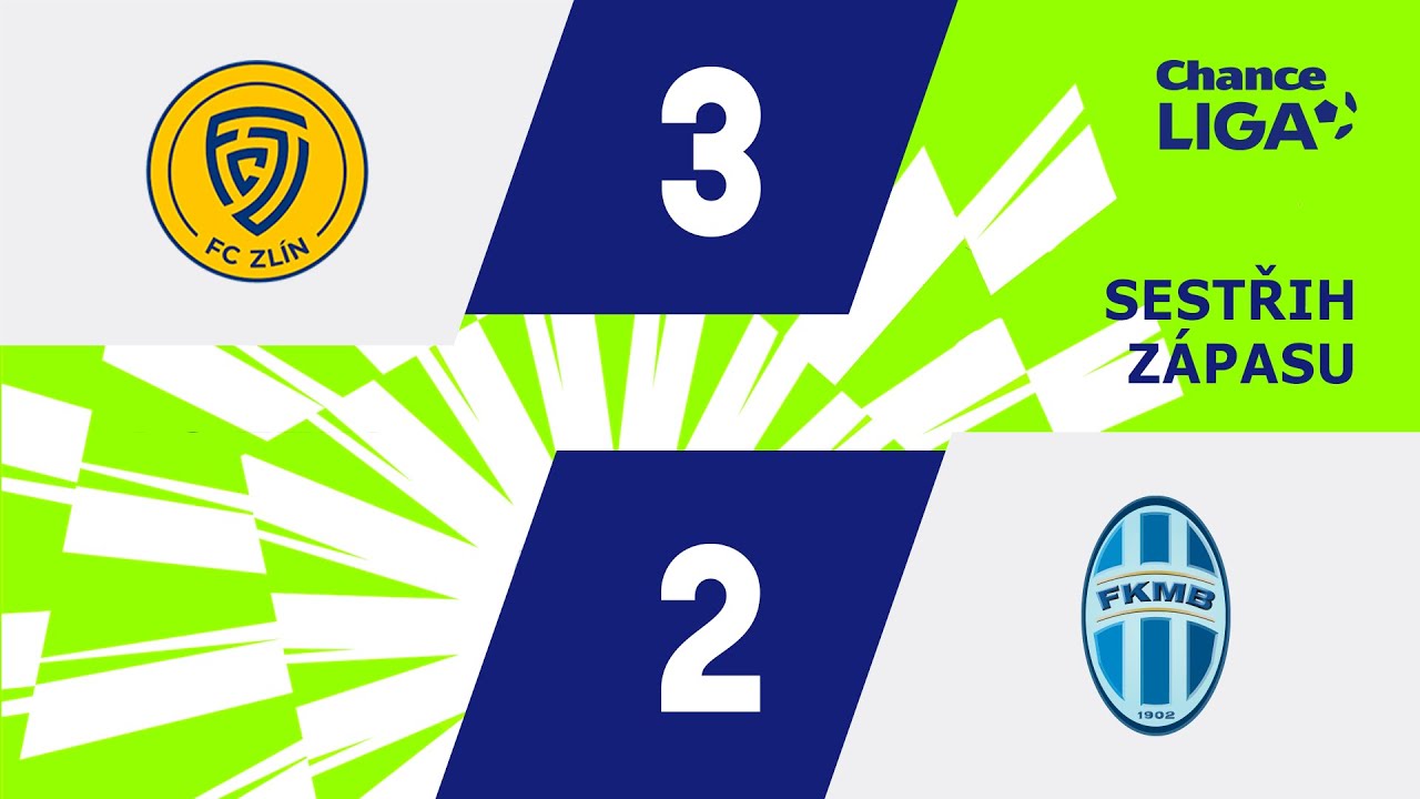 SESTŘIH: Zlín -  Mladá Boleslav 3:2. Domácí jsou stále bez prohry, navíc vedou tabulku