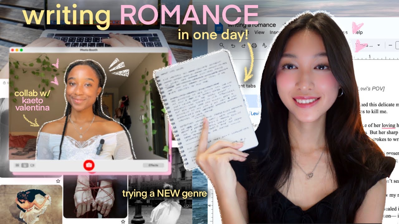 i tried writing a ROMANCE book...💌 | swapping genres with @kaetovalentina !