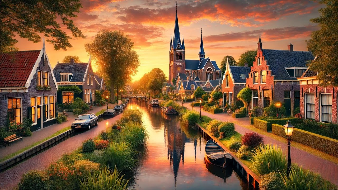 СЕЛО де НЕМАЄ ТУРИСТІВ: АБКАУДЕ НІДЕРЛАНДИ | ABCOUDE NETHERLANDS 🇳🇱