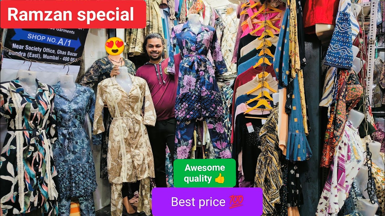 Cordset wholesale market in mumbai | western waer manufacturer in ghasbazar #wholesalemarket #dress