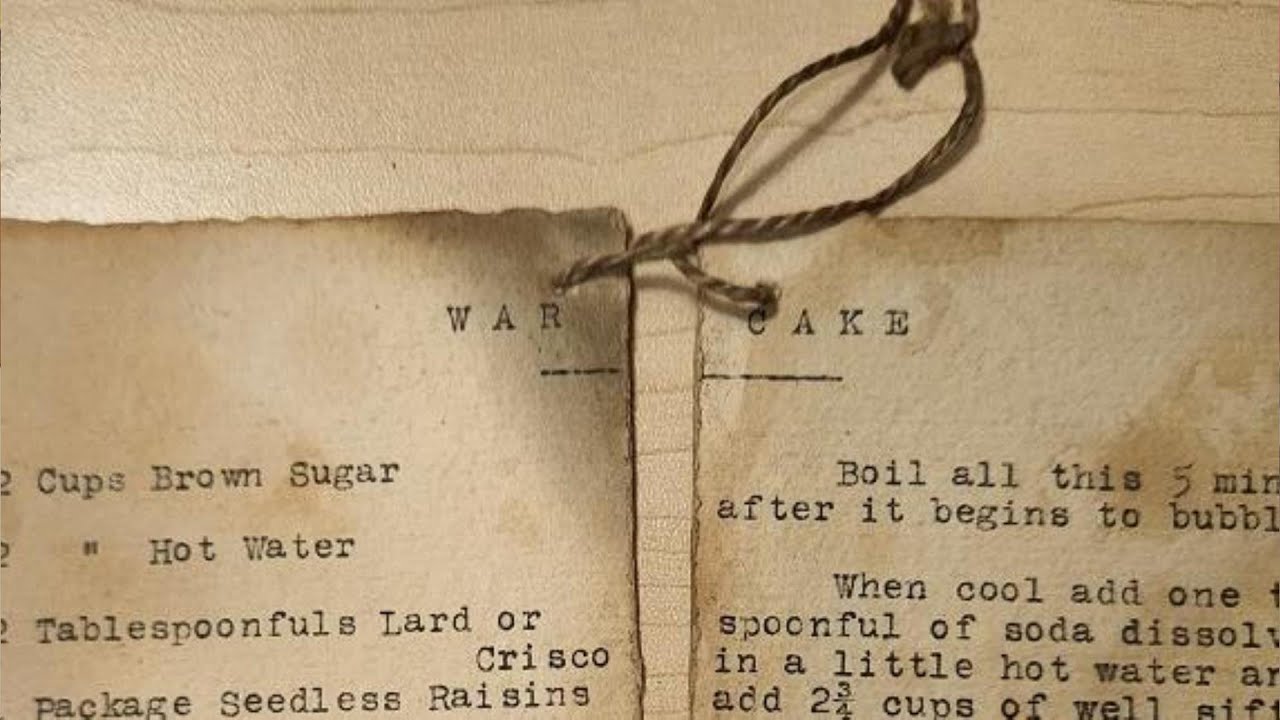 Военный пирог! Из коробки с рецептами тёти Одри!