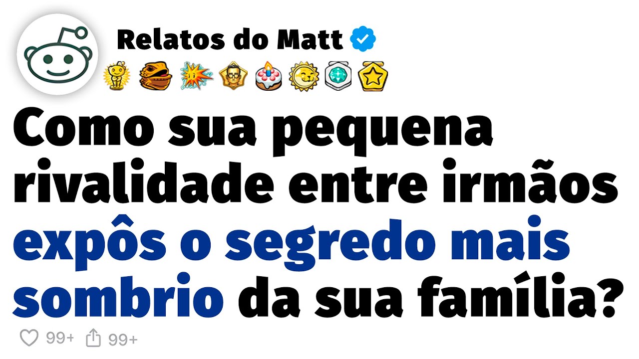 Meu irmão e eu descobrimos um segredo da nossa família