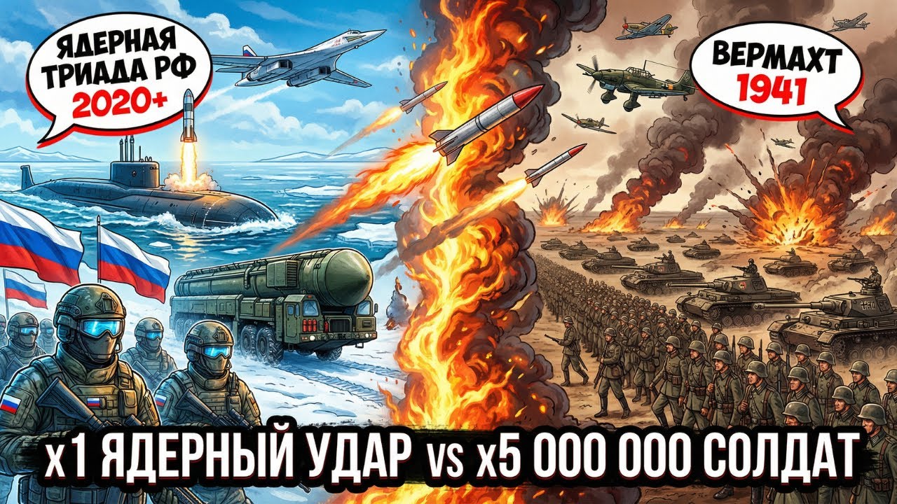 ЧТО ЕСЛИ ядерная триада РФ оказалась в 1941 году во время Великой Отечественной? | ФАКТИЛЛА