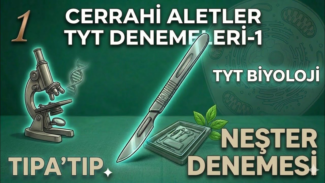 NEŞTER DENEMESİ | 	Cerrahi Aletler TYT Denemeleri -1 | tıpa’tıp #yks #yks2026