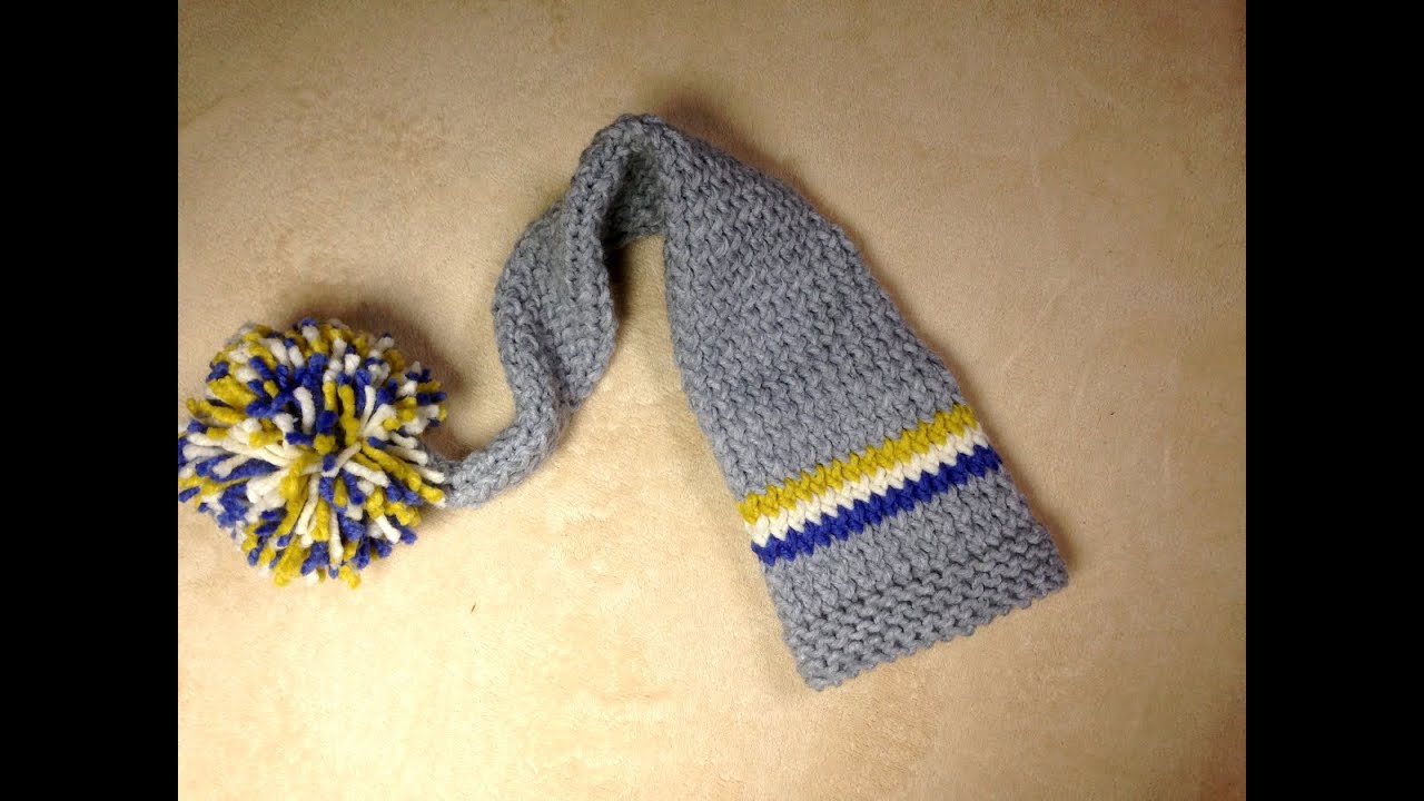 How to Loom Knit a Baby Long Tail Hat (DIY Tutorial)
