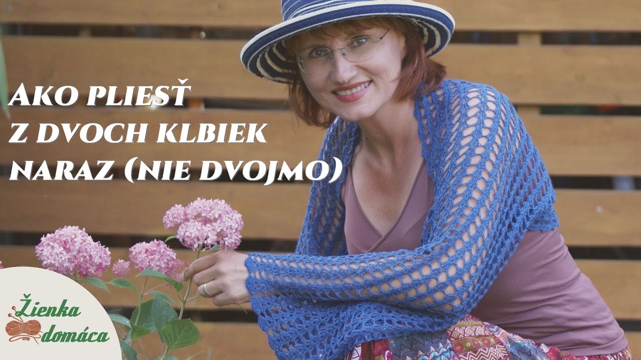 Ako pliesť z dvoch klbiek naraz (nie dvojmo)