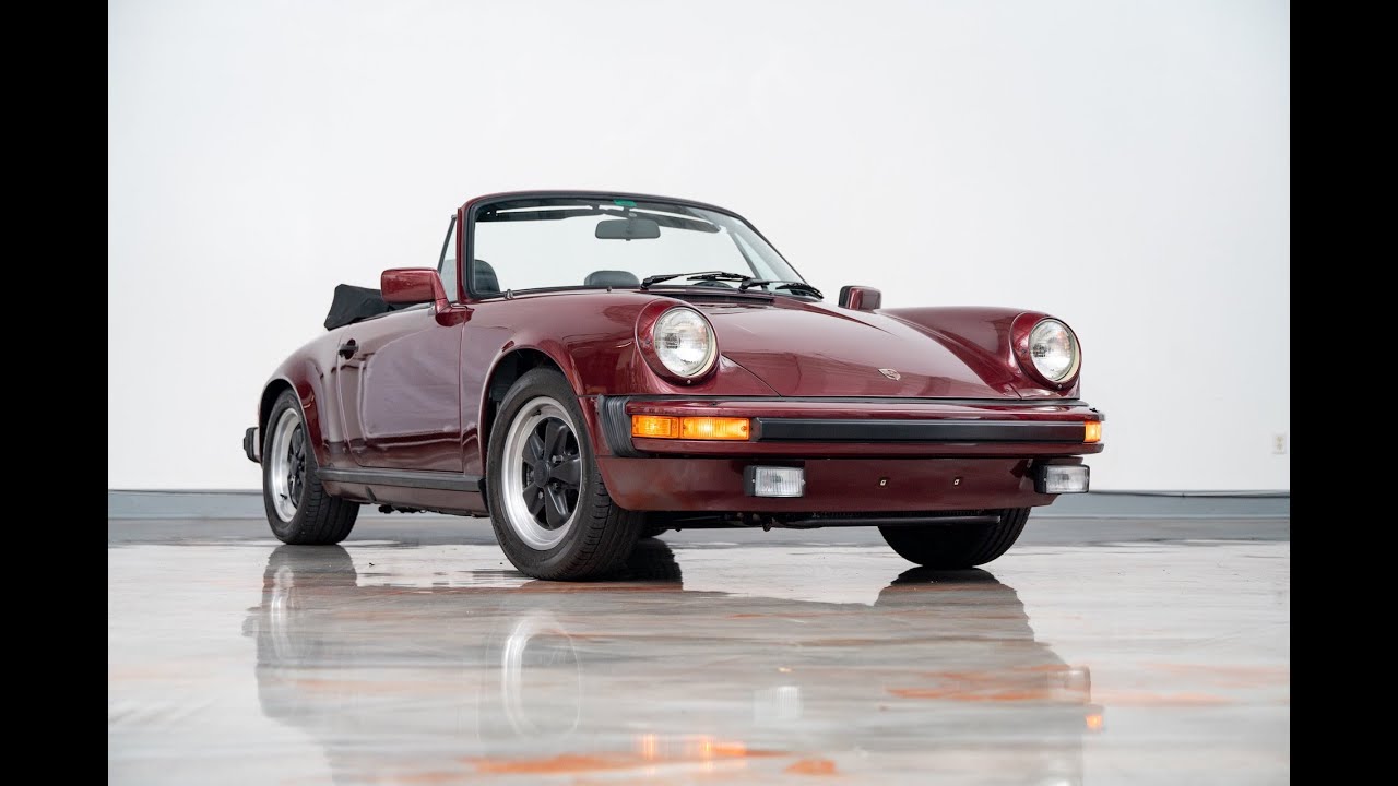 22k-Mile 1983 Porsche 911SC Cabriolet