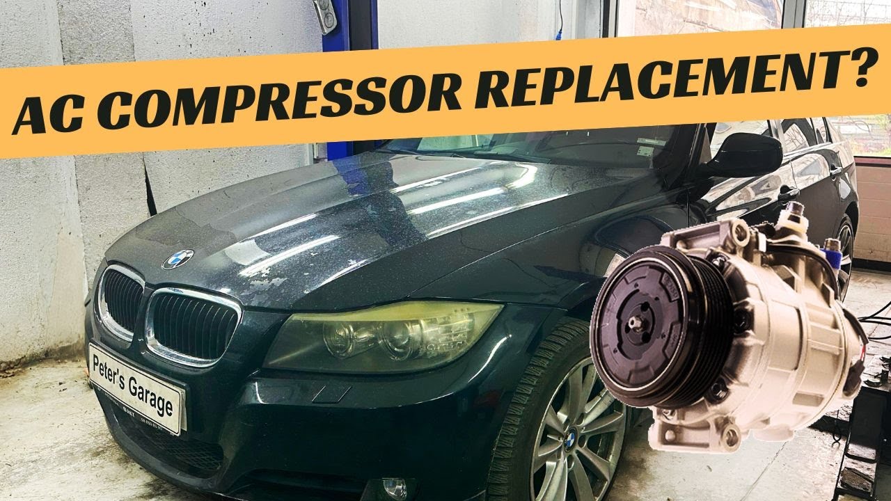 Замена компрессора кондиционера BMW 318i E90 E91