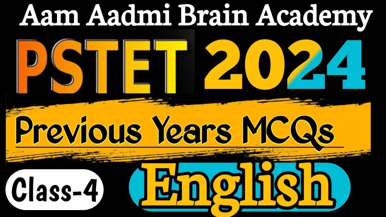 PSTET 2024 english  | PSTET Paper preparation | PSTET PUNJABI | punjab teacher elegibility test 2024