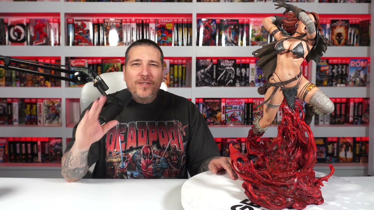 Unboxing the RED SONJA Premium Format Statue from SIDESHOW | Dynamite Entertainment