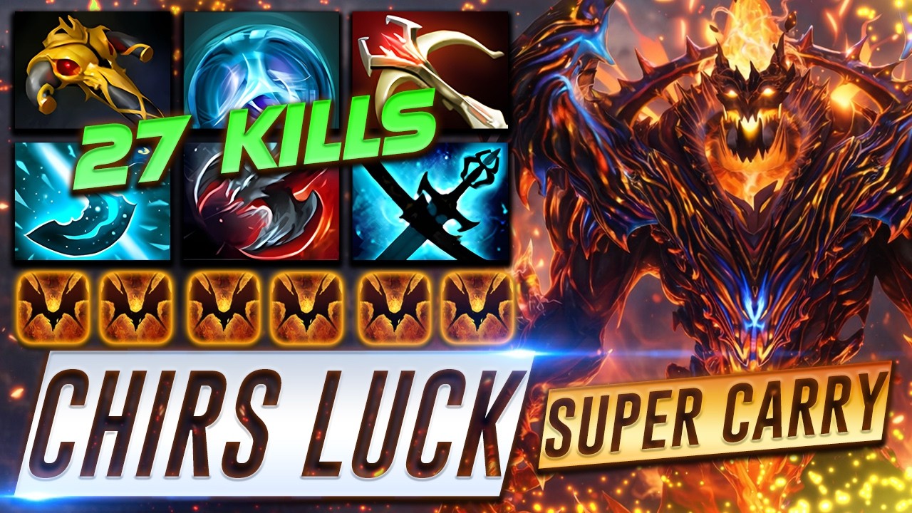 Chris Luck Shadow Fiend - Dota 2 Pro Gameplay [Watch & Learn]