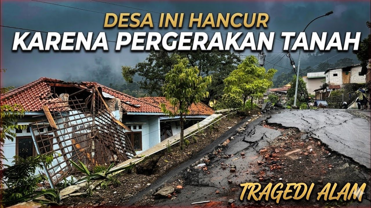 MENGUNJUNGI DESA PADASARI YG HANCUR KARENA TANAH BERGERAK