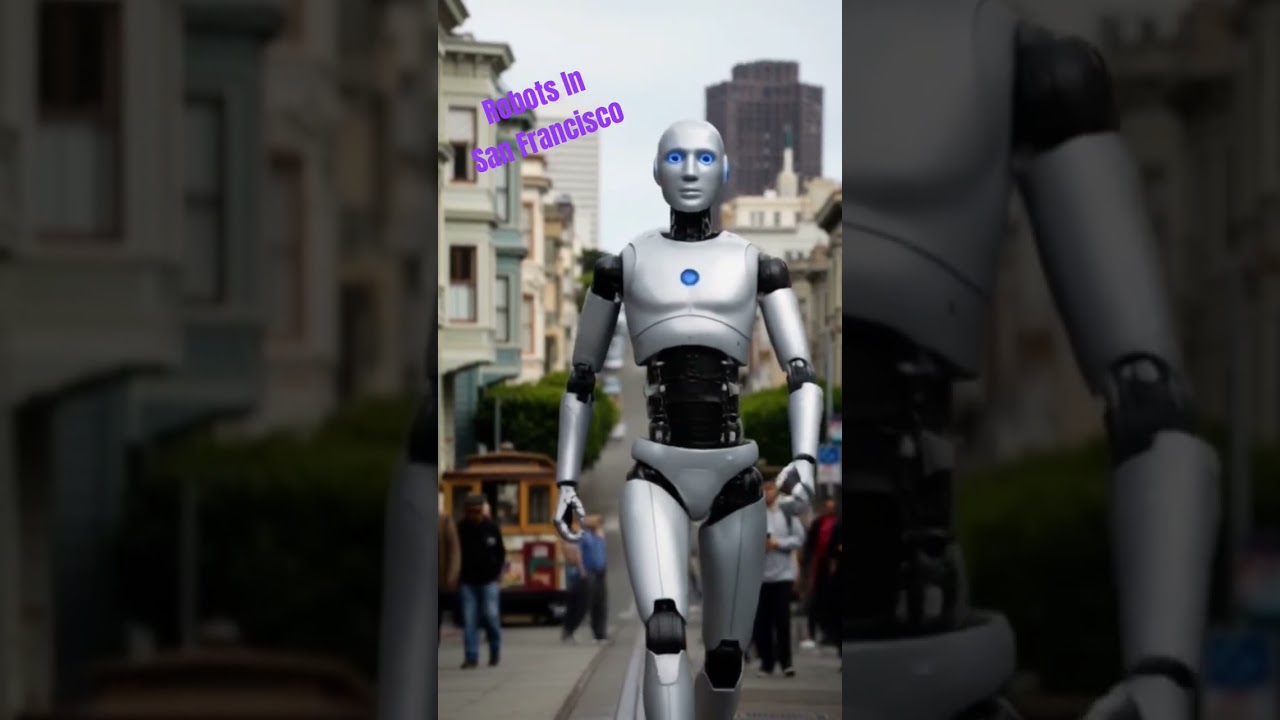 Robots in San Francisco #DreamScreenAI #simpletech  #botvacation @NiceLadyCincy