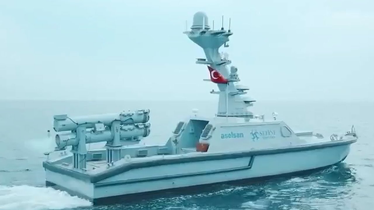 Turkey's first torpedo drop by MIR SİDA maritime drone