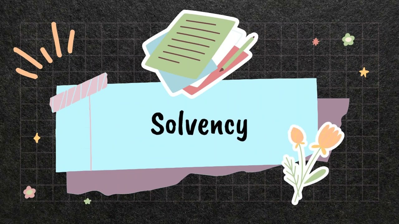 Learn business and basic finance | Solvency 