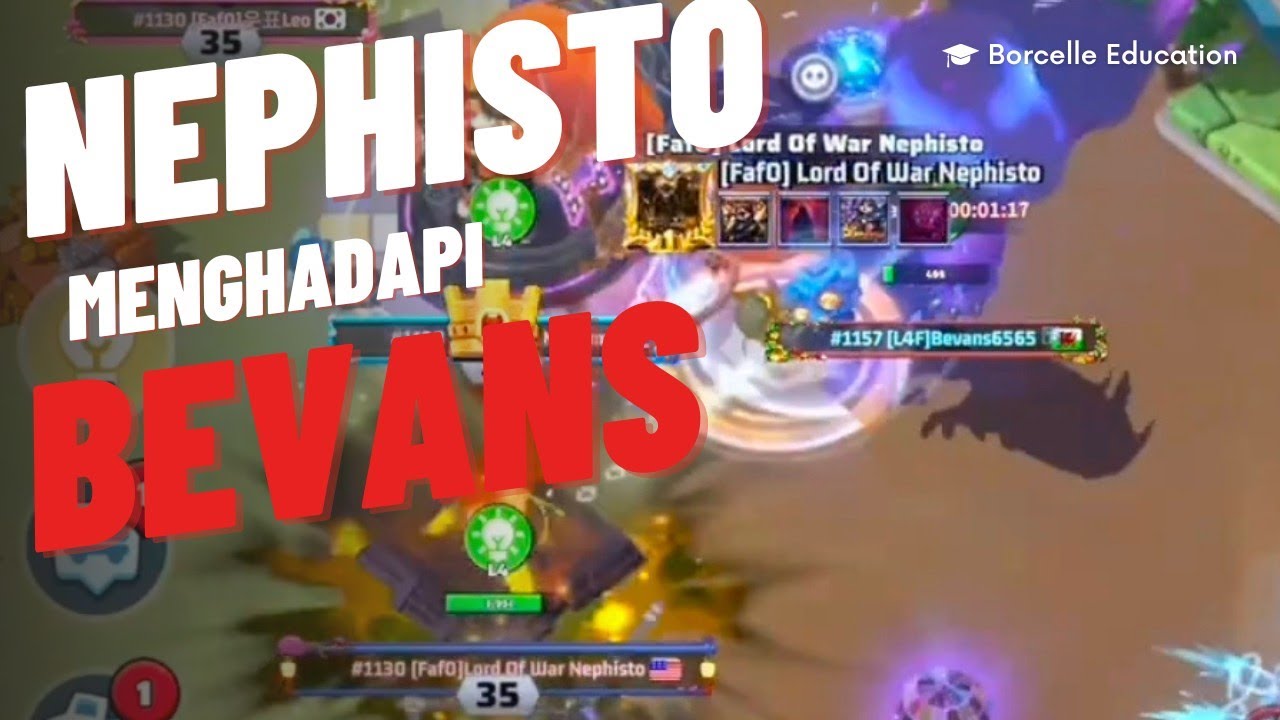 Nephisto kali ini Bertahan dengan baik rudal bevans gagal
