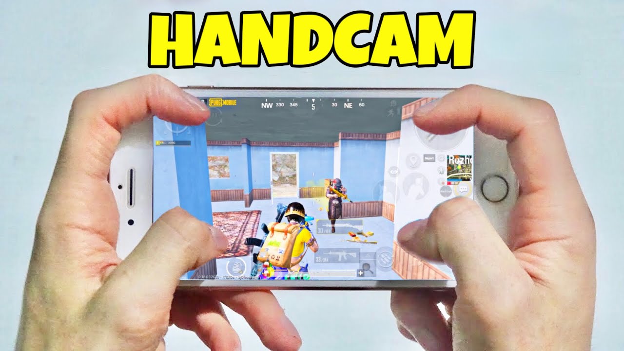 İPhone 8 Plus PUBGM| HANDCAM | 4 Finger + Full Gyro! | MUNNO #4