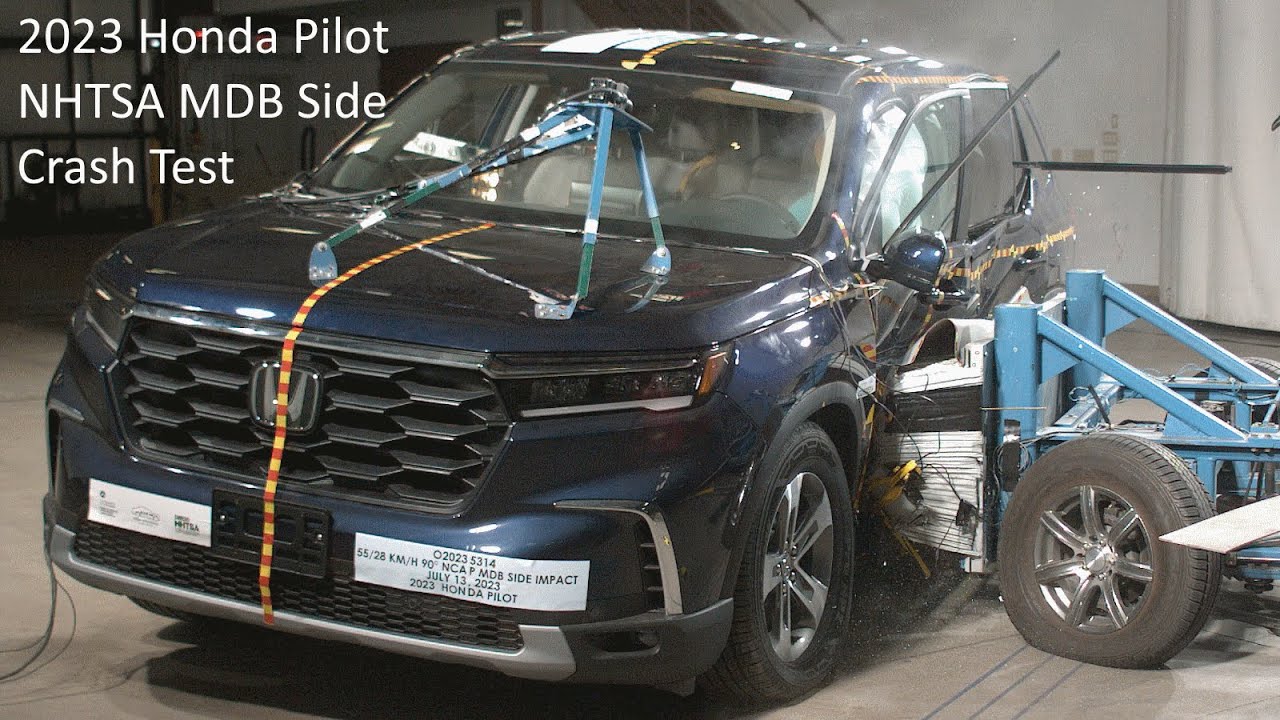 2023-2025 Honda Pilot NHTSA MDB Side Crash Test