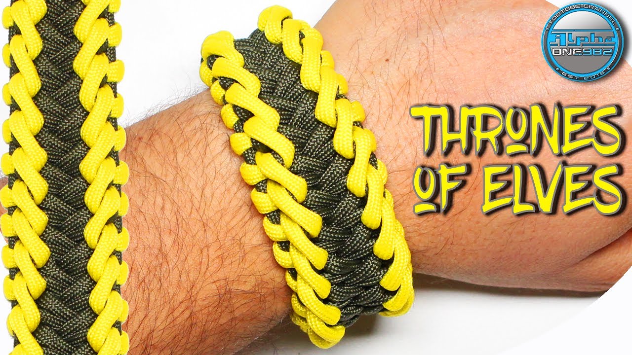 How to Make a Paracord Bracelet Thrones of Elves Tutorial DIY World of Paracord