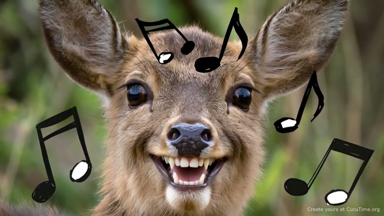 Caleb the Deer and His Antler Harp