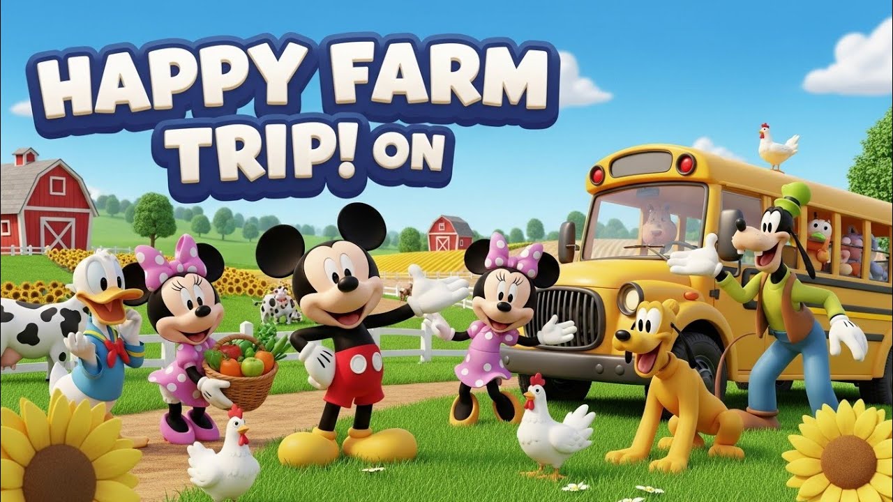 Mickey&rsquo;s Happy Farm Trip 🚜🌾 | Fun Learning Cartoon for Kids