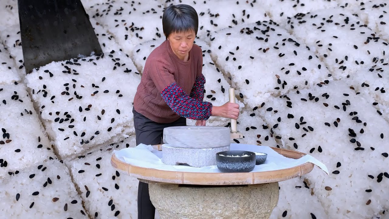 阿嬷蒸米糕，两种大米泡一晚磨成粉，口感浓郁绵软香甜！丨rice cake【闽湖阿嬤Fujian Grandma】