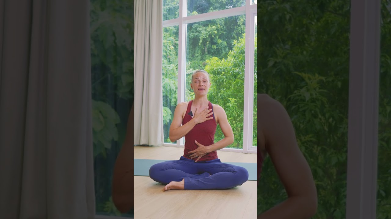 How to do 3-part yogic breathing 😌