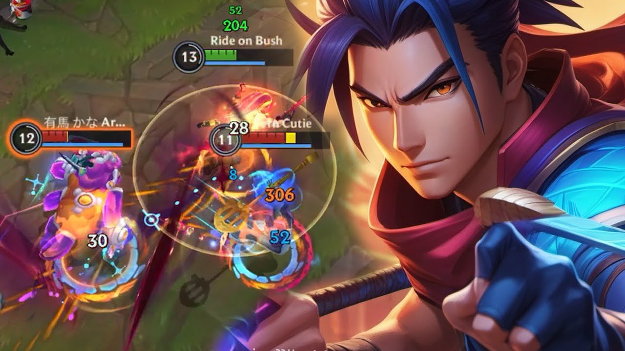 Wild Rift Yasuo Baron Lane Gameplay in Season 14 | Hard Game