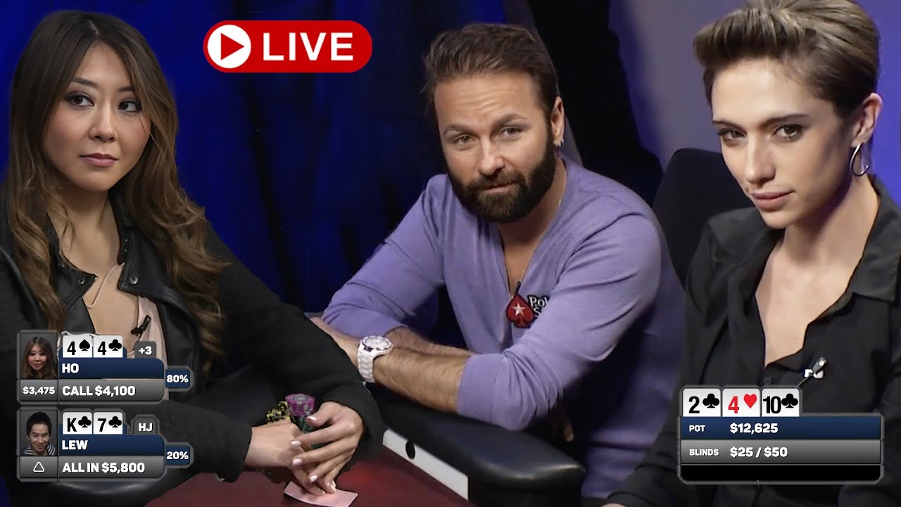 Daniel Negreanu, Phil Hellmuth, Esfandiari, Maria Ho, Somerville, Laak ♦️ Livestream Poker Cash Game