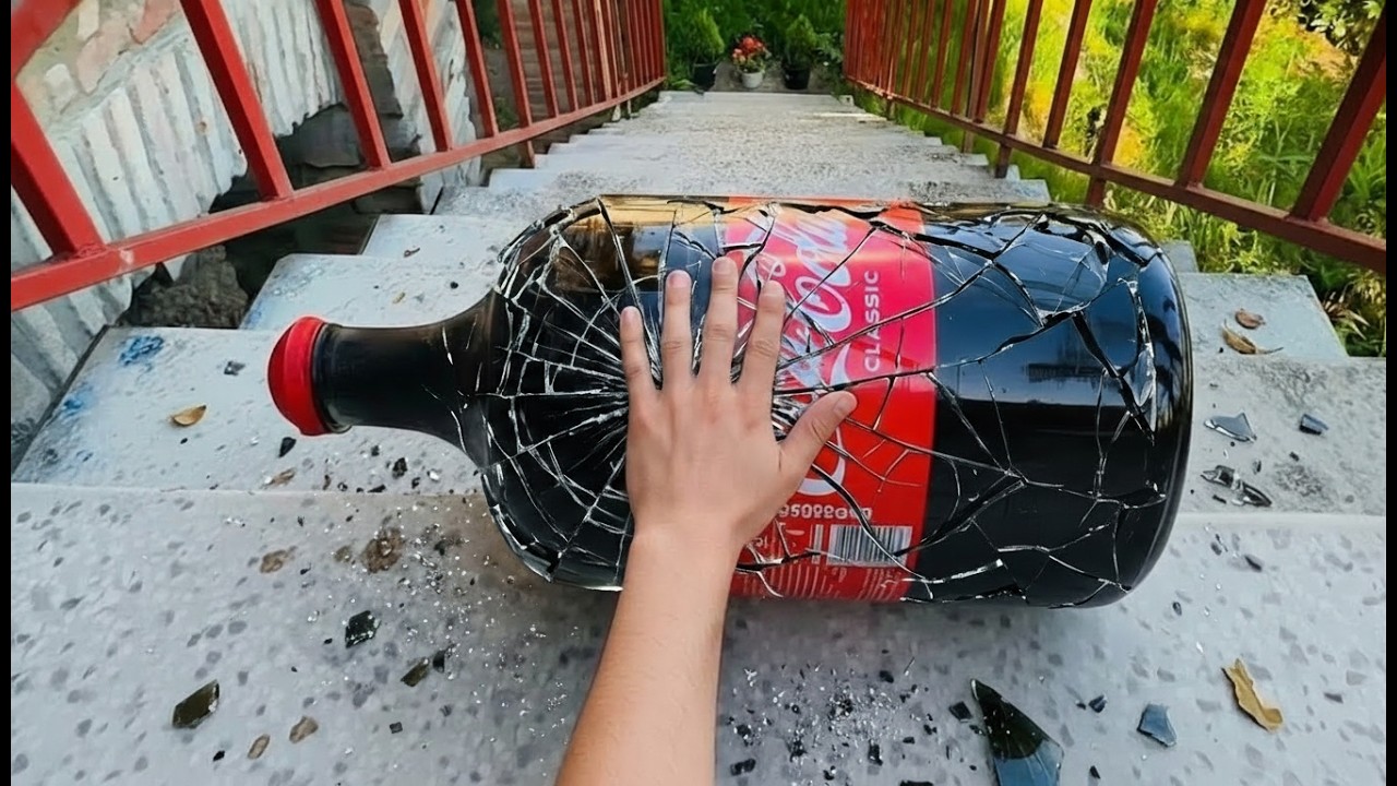 ASMR Crushing Colorful Bottles 🌈 | Super Crunchy & Satisfying Sounds 🔥