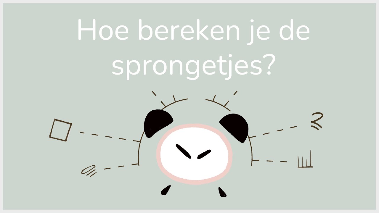 Hoe worden de sprongetjes berekend? - Oei, ik groei!