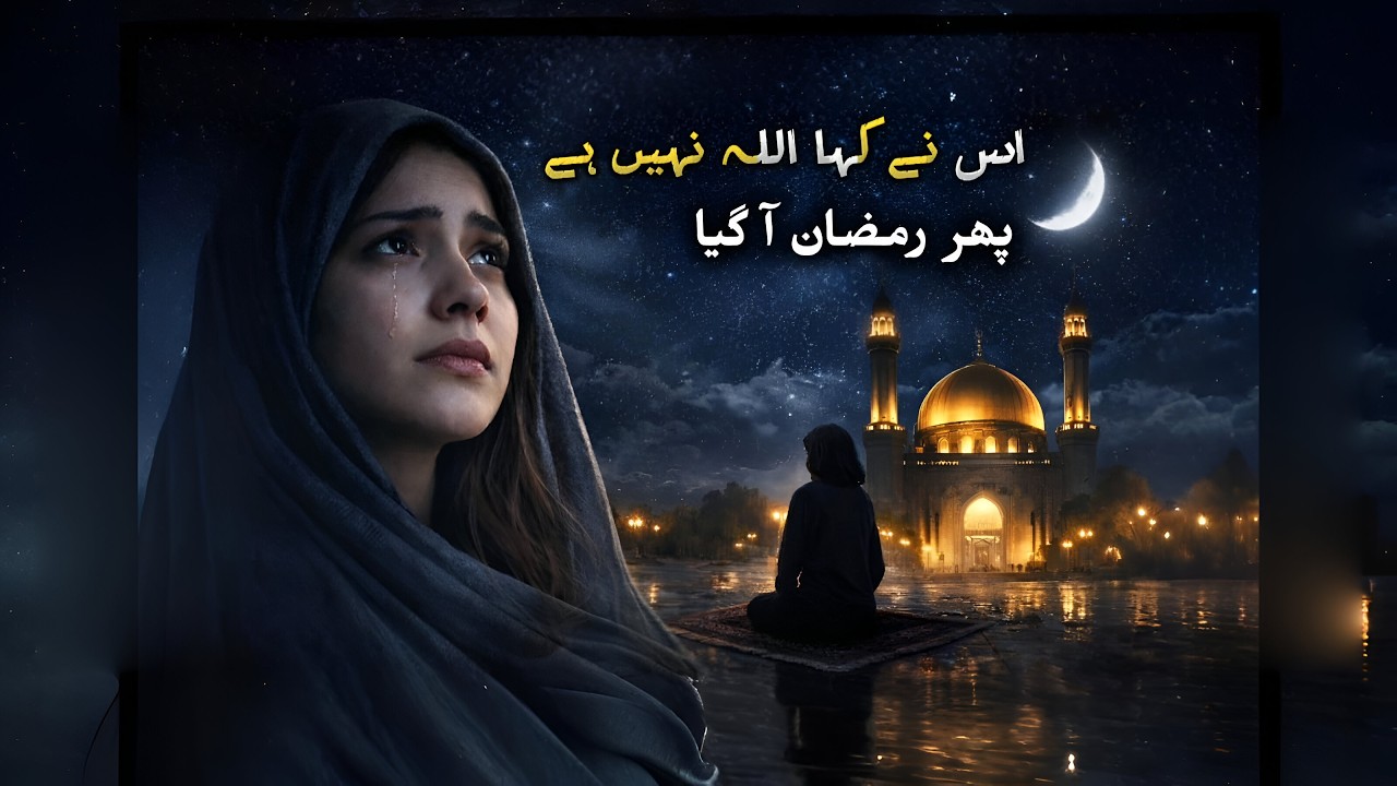 اس نے کہا اللہ نہیں ہے… پھر رمضان آ گیا - उसने कहा: भगवान नहीं है  फिर रमज़ान आ गया”