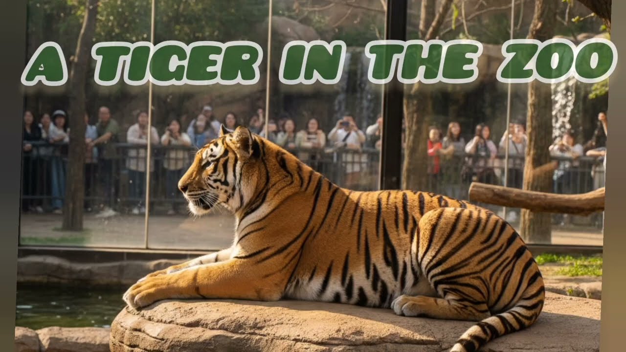 A Tiger in the zoo #english#learningmadeeasy #education 