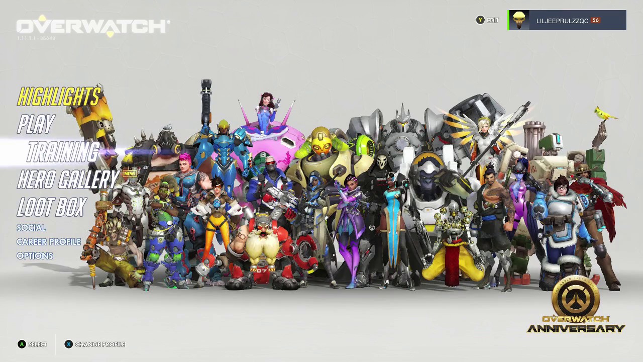 Overwatch - Unboxing 53 Anniversary Loot Boxes ( No Commentary )