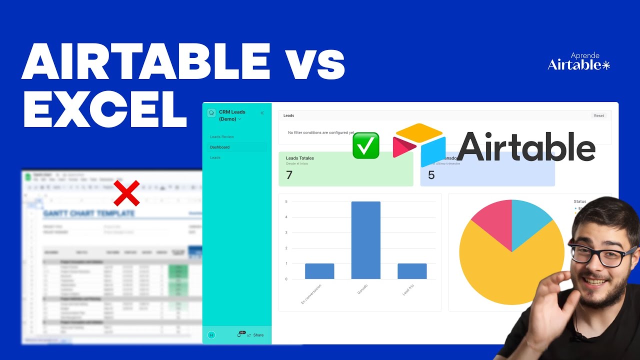 5 razones por las que AIRTABLE es mejor que EXCEL? [WEBINAR GRATUITO]