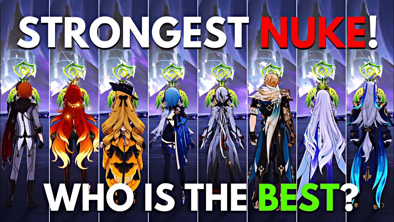 Top 10 Strongest Nuke DPS! Genshin Impact