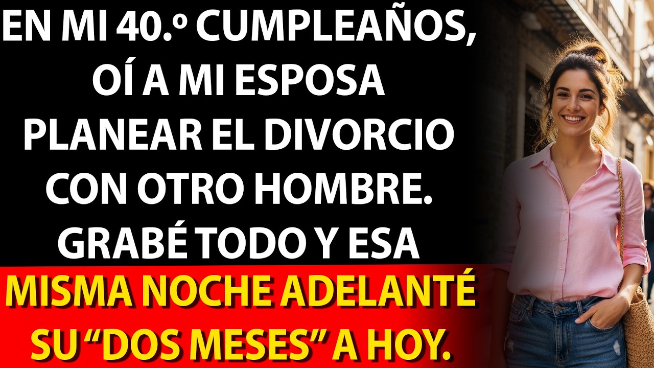 🎂 En mi cumpleaños 40, llegué con flores y oí a mi esposa: «He…» 💐