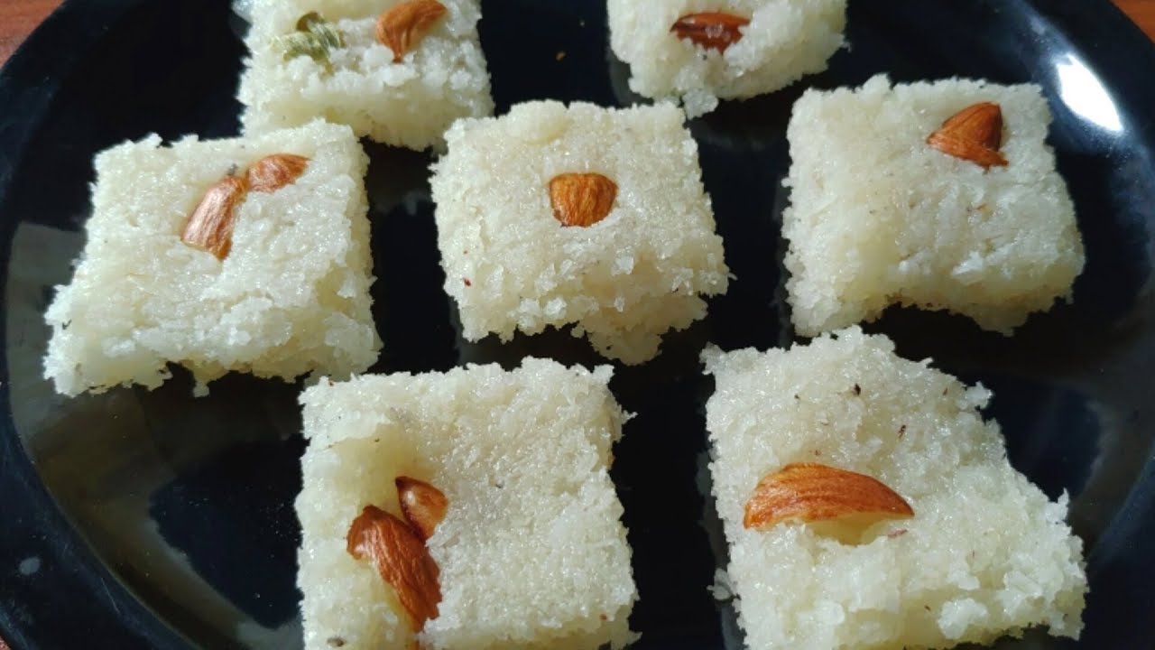 ಅತೀ ಸುಲಭವಾಗಿ ತೆಂಗಿನಕಾಯಿ ಬರ್ಫಿ ಈ ರೀತಿ ಮಾಡಿ | Quick & Easy Fresh Coconut Burfi Recipe in Kannada