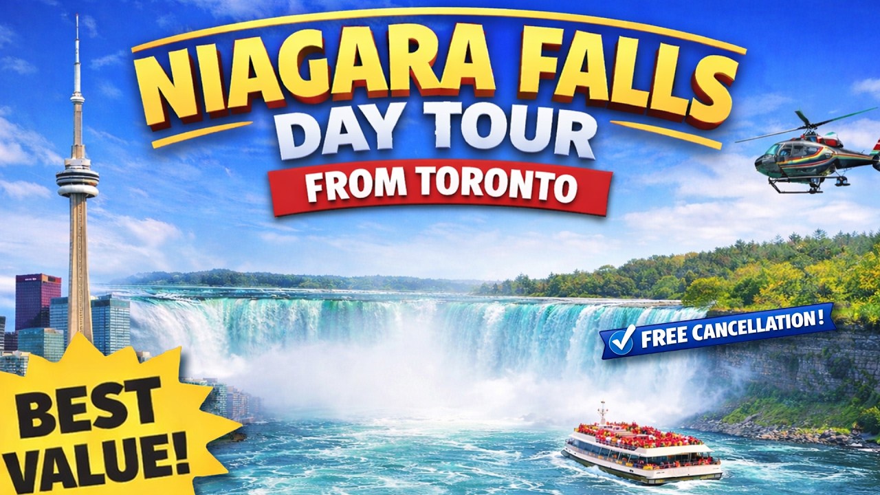 Niagara Falls Day Tour from Toronto 🇨🇦 | Best Value Tour + Free Cancellation | TOURBEEZ