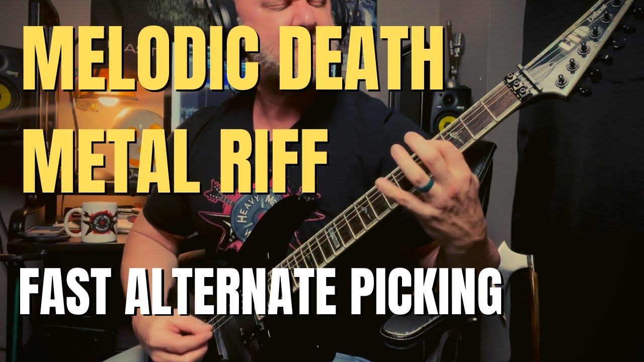 Melodic Death Metal Riff, Alternate Picking, & 4 Years of Heavy Metal Workout II