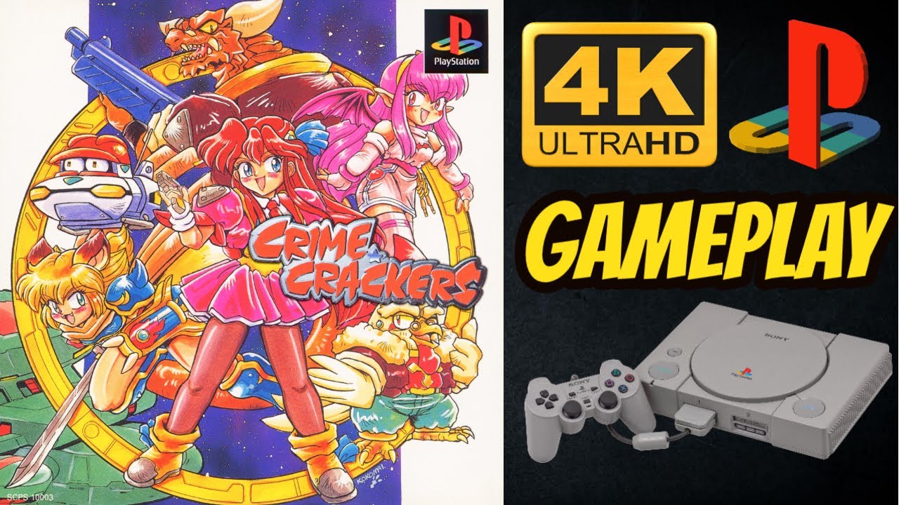 Crime Crackers | Ultra HD 4K/60fps | PS1 | PREVIEW | Game Movie Gameplay Playthrough Sample