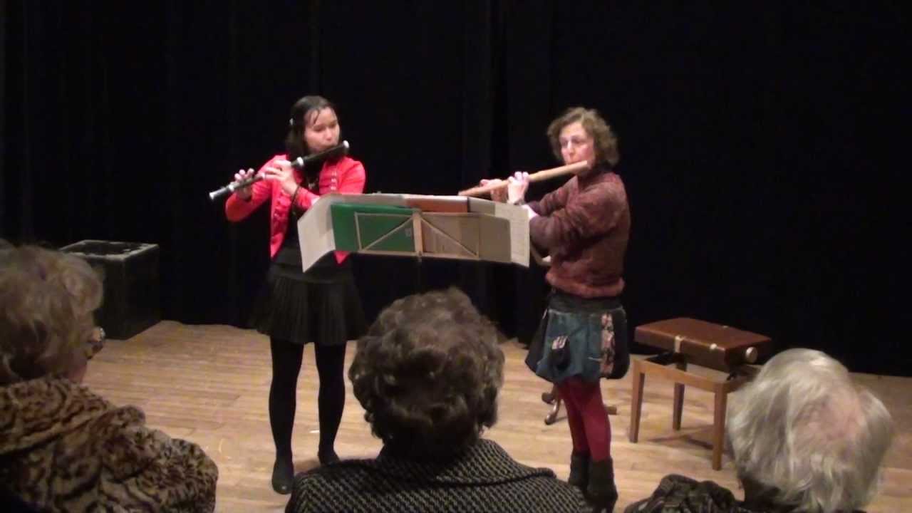 Boismortier - Petites suites pour deux flutes