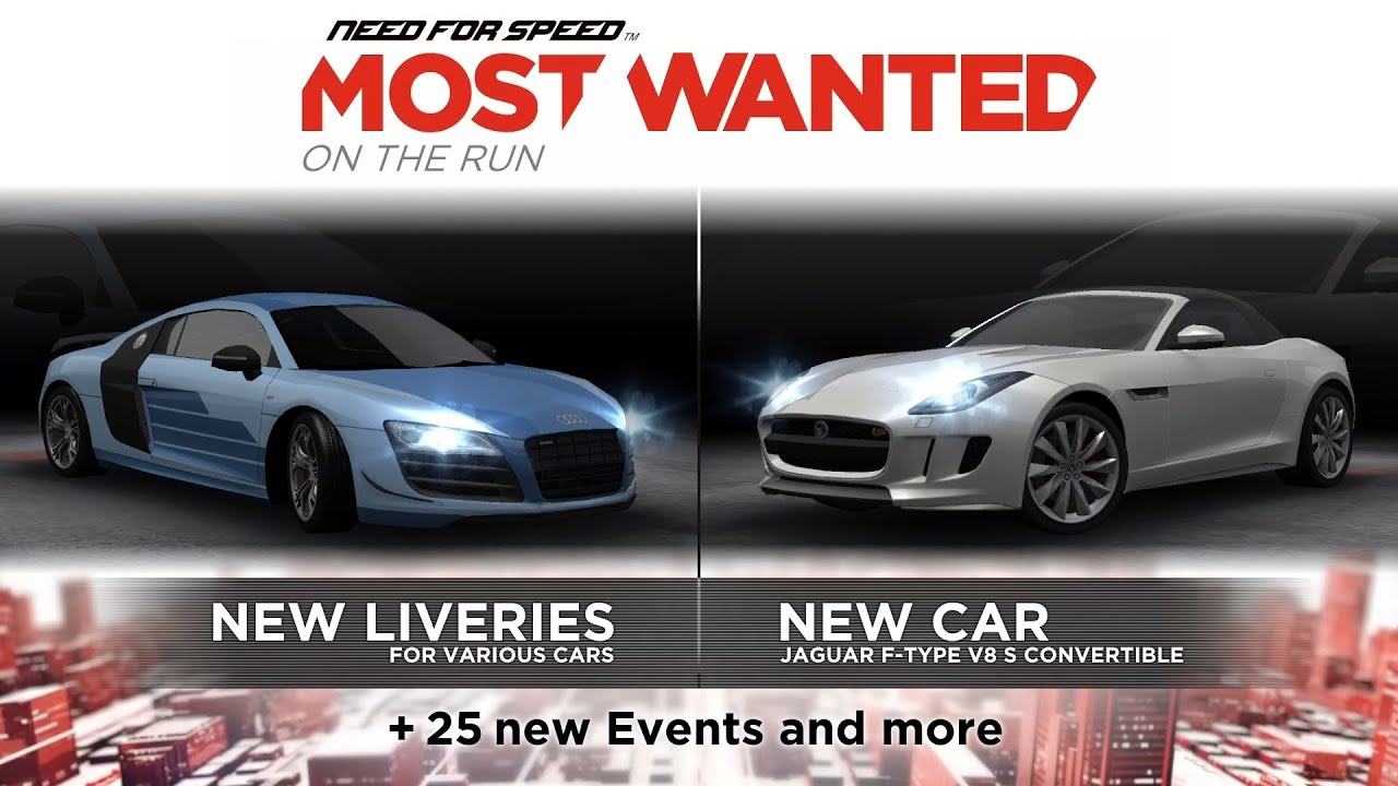 On The Run: NFS Most Wanted (2012, mobile) Mod