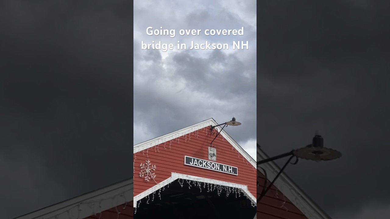 Covered bridge in Jackson NH