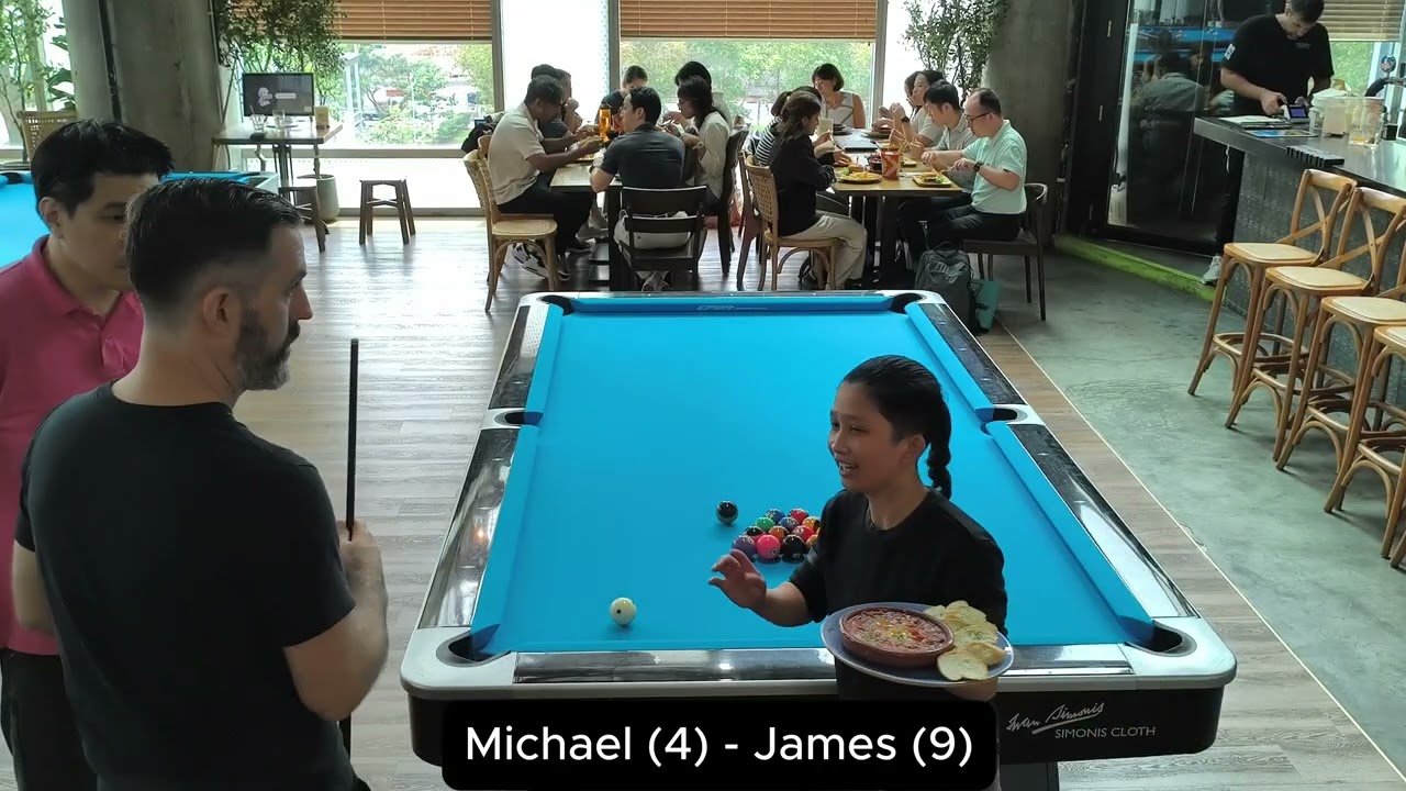 2026-01-23 - Michael v James - Straight Pool - Race to 75 #tigressbilliards #straightpool