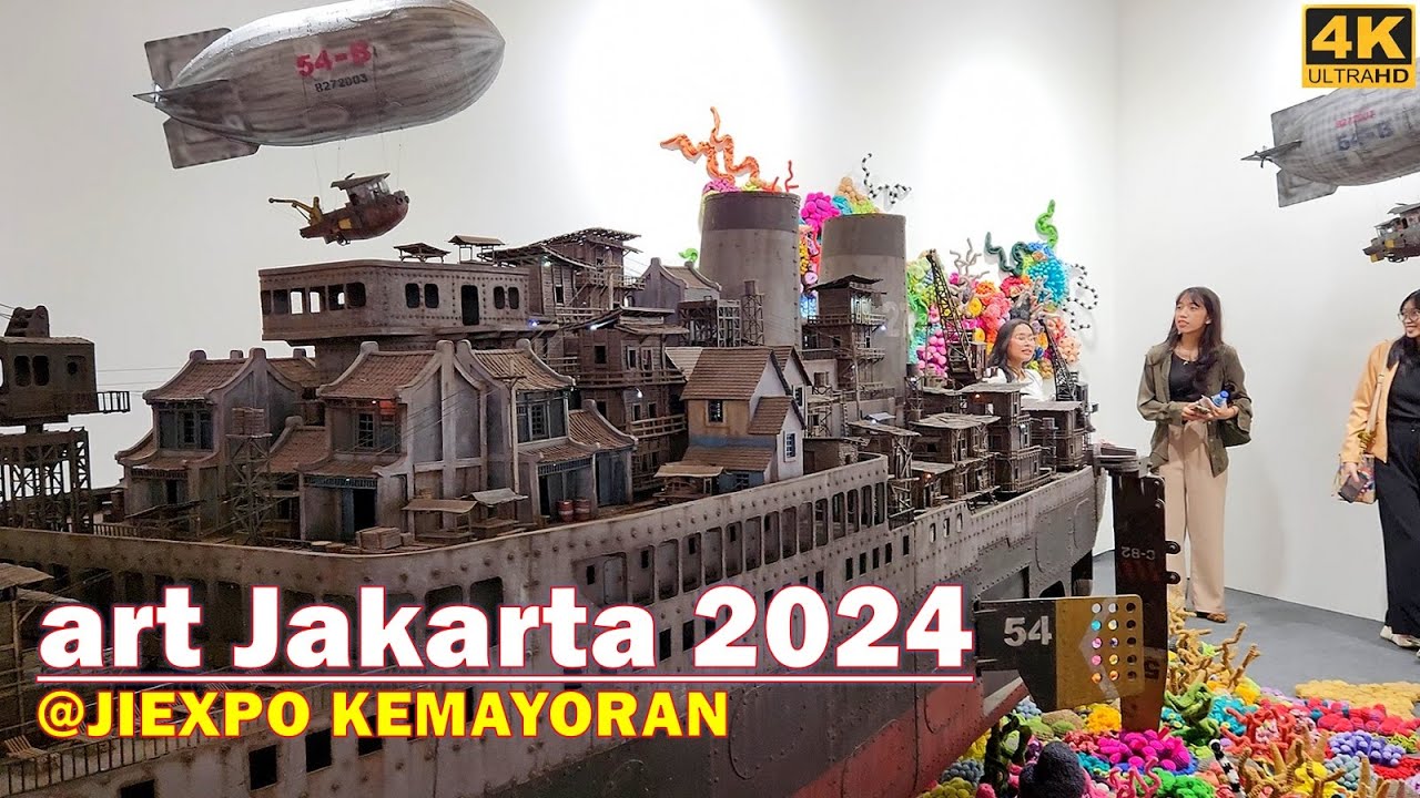 walking around ART JAKARTA FAIR❗menikmati karya seni kelas dunia terbesar di Asia Tenggara @JIEXPO